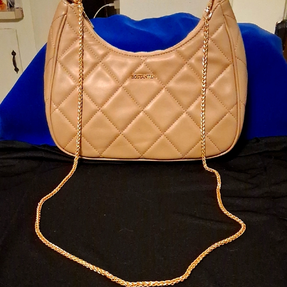 Bostanten Quilted Hobo Shoulder Bag NWOT